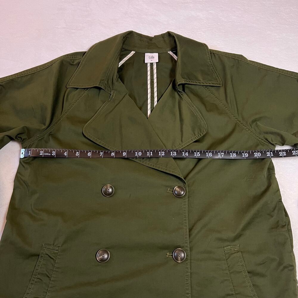 CAbi Expedition Jacket Double Breasted Button Coat Size M Utility Style # 5478 - Picture 11 of 12
